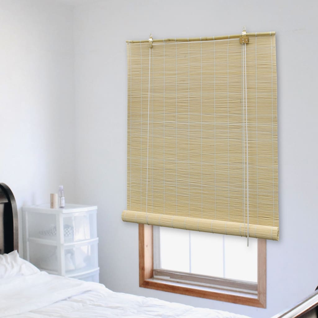vidaXL Bamboo Blind 80x220 cm Natural