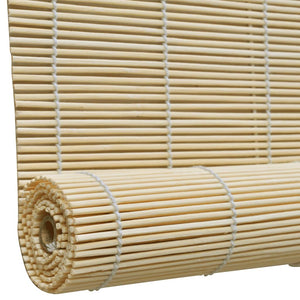 vidaXL Bamboo Roll-up Blind 140x220 cm Natural