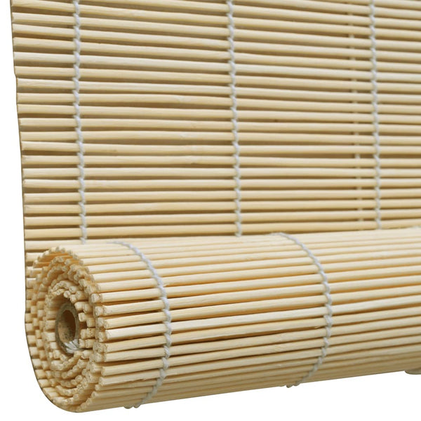 vidaXL Bamboo Roll-up Blind 140x220 cm Natural