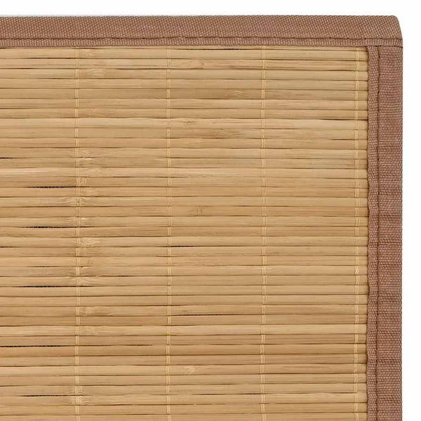 vidaXL Bamboo Rug 160x230 cm Brown
