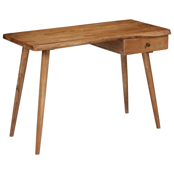 vidaXL Solid Acacia Wood Desk 110 x 50 x 76 cm