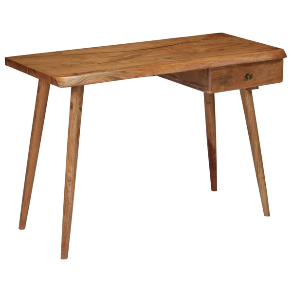 vidaXL Solid Acacia Wood Desk 110 x 50 x 76 cm