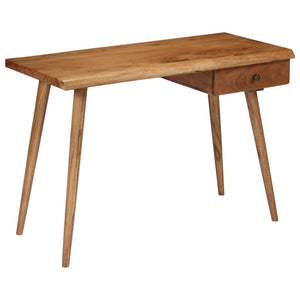 vidaXL Solid Acacia Wood Desk 110 x 50 x 76 cm