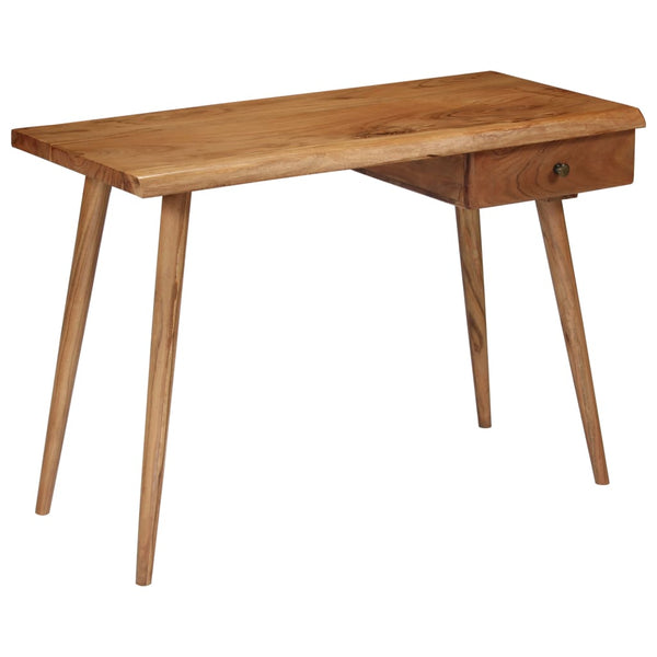 vidaXL Solid Acacia Wood Desk 110 x 50 x 76 cm