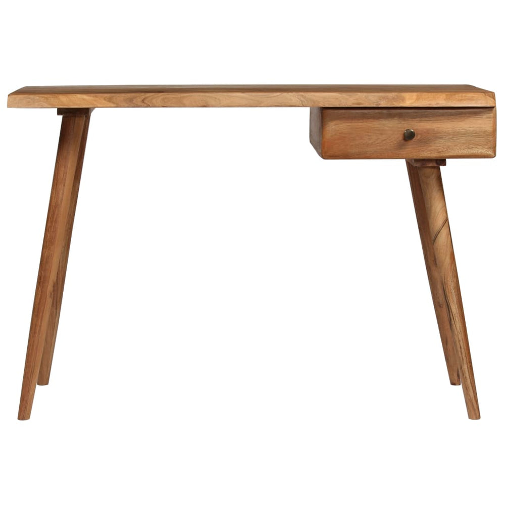 vidaXL Solid Acacia Wood Desk 110 x 50 x 76 cm