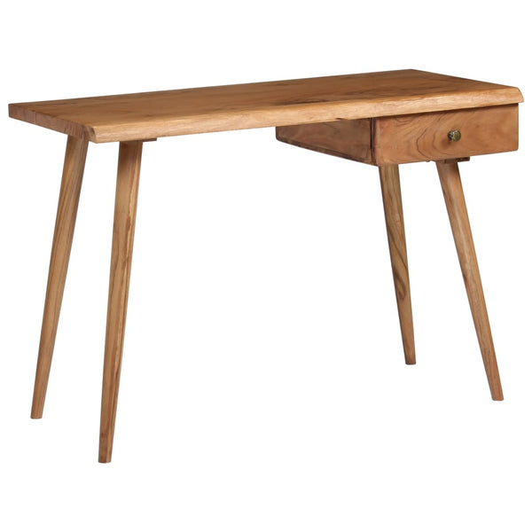 vidaXL Solid Acacia Wood Desk 110 x 50 x 76 cm