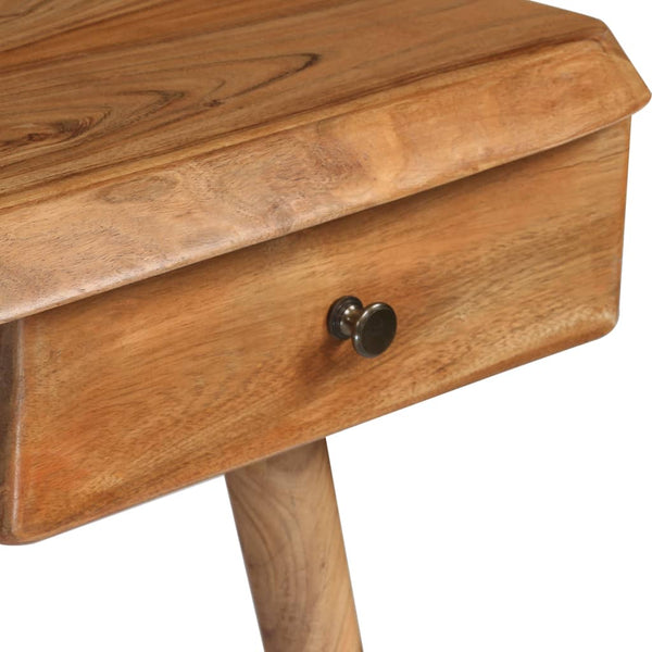 vidaXL Solid Acacia Wood Desk 110 x 50 x 76 cm
