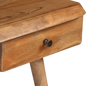 vidaXL Solid Acacia Wood Desk 110 x 50 x 76 cm