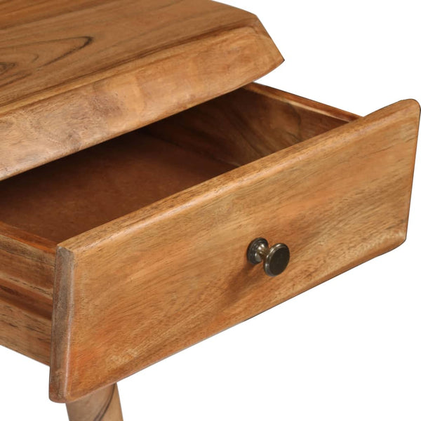 vidaXL Solid Acacia Wood Desk 110 x 50 x 76 cm