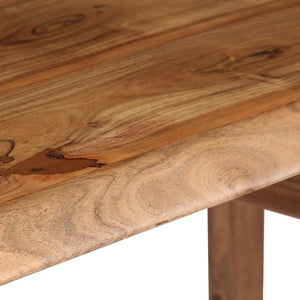 vidaXL Solid Acacia Wood Desk 110 x 50 x 76 cm