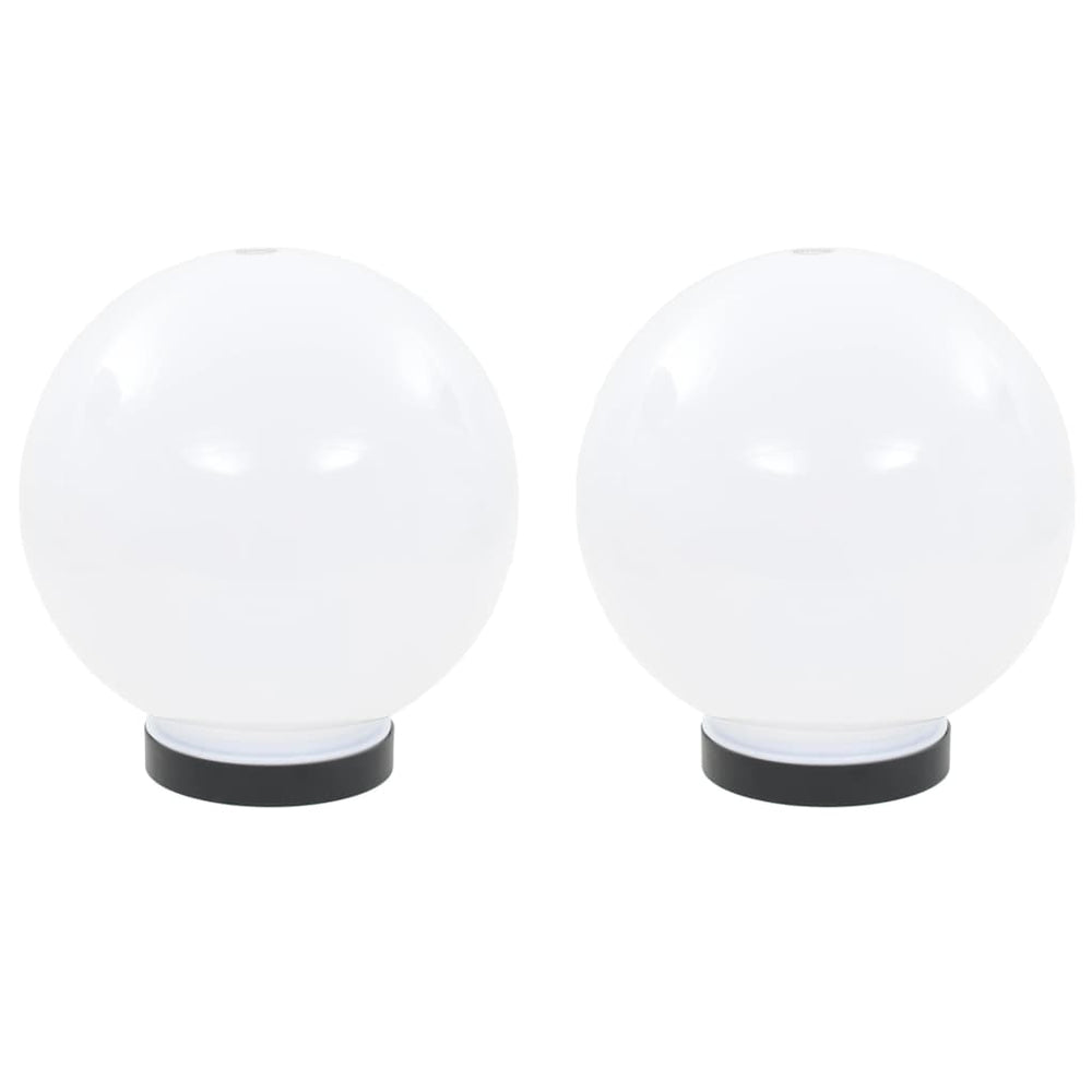 vidaXL LED Garden Lights 2 pcs. Spherical 20 cm PMMA