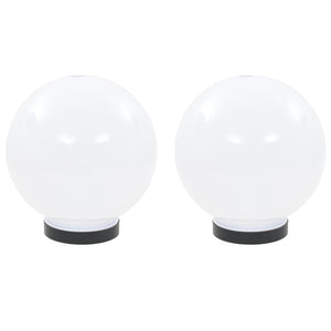 vidaXL LED Garden Lights 2 pcs. Spherical 20 cm PMMA