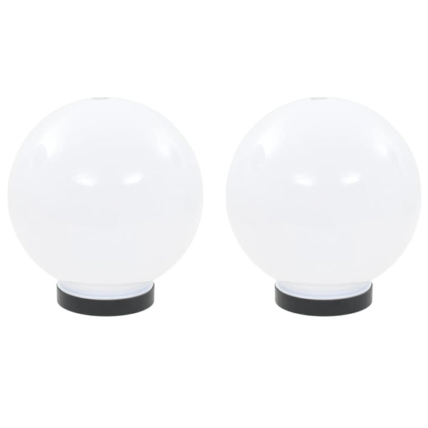 vidaXL LED Garden Lights 2 pcs. Spherical 20 cm PMMA