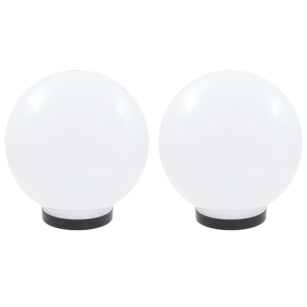 vidaXL LED Garden Lights 2 pcs. Spherical 25 cm PMMA