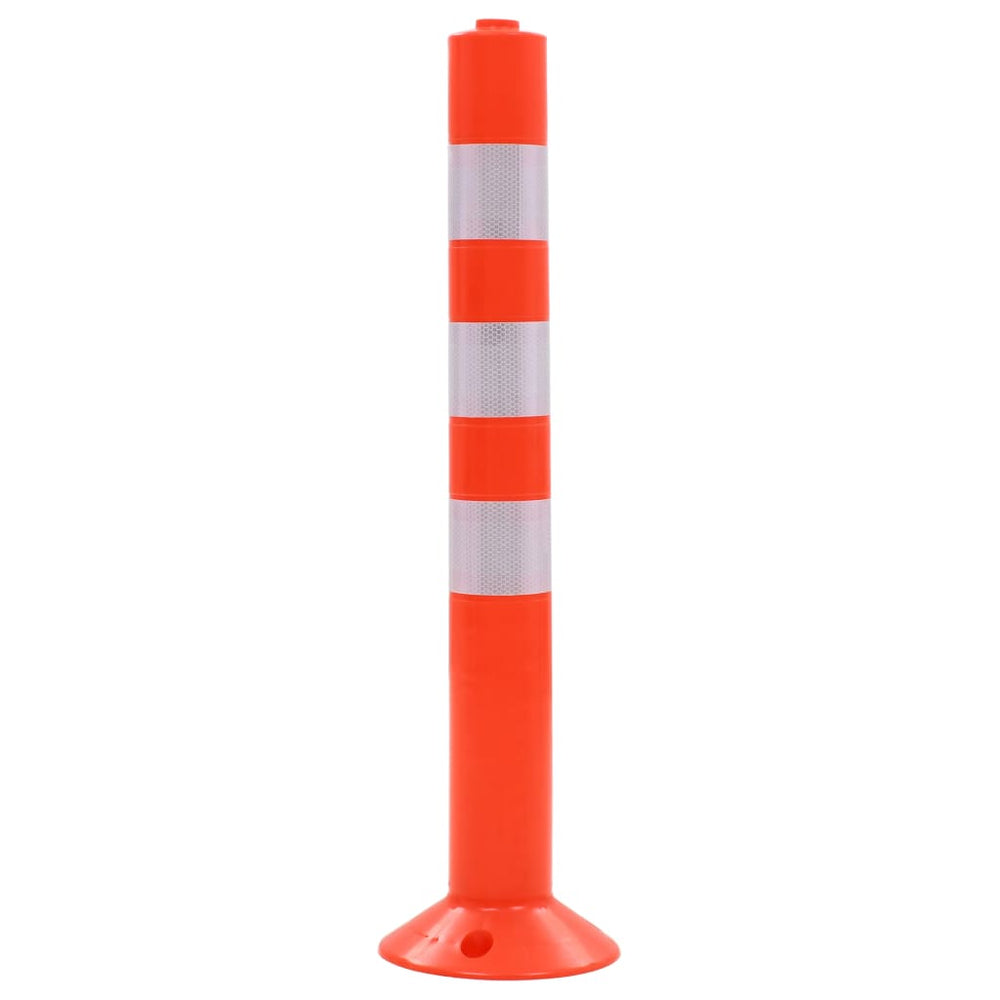 vidaXL Traffic Bollards 2 pcs. Plastic 75 cm
