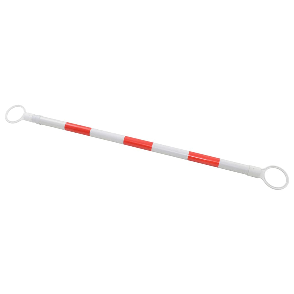 vidaXL Telescopic Cone Bars 2 pcs. Plastic 116-197 cm