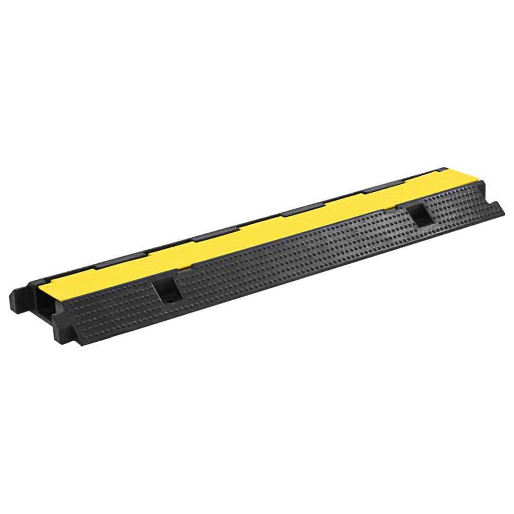 vidaXL Cable Protector 1-Channel Rubber 100 cm