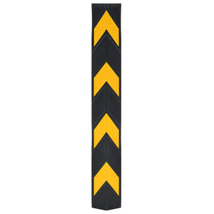 vidaXL Reflective Corner Protectors 5 pcs Rubber 80 cm