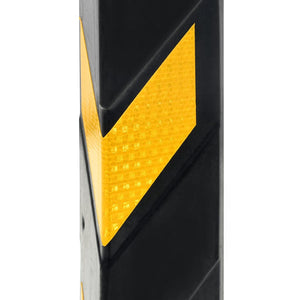 vidaXL Reflective Corner Protectors 5 pcs Rubber 80 cm