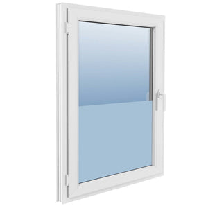 vidaXL Window Film Matte Grey 0.9x50 m PVC