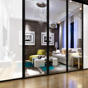 vidaXL Window Film Matte Grey 0.9x50 m PVC