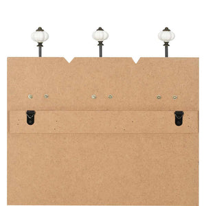 vidaXL Wall Mounted Coat Rack with 6 Hooks 120 x 40 cm "HOME IS"