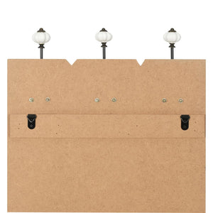 vidaXL Wall Coat Rack with 6 Hooks 120 x 40 cm "FAMILY"