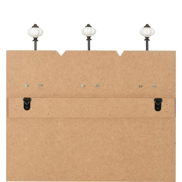 vidaXL Wall Coat Rack with 6 Hooks 120 x 40 cm "FAMILY"