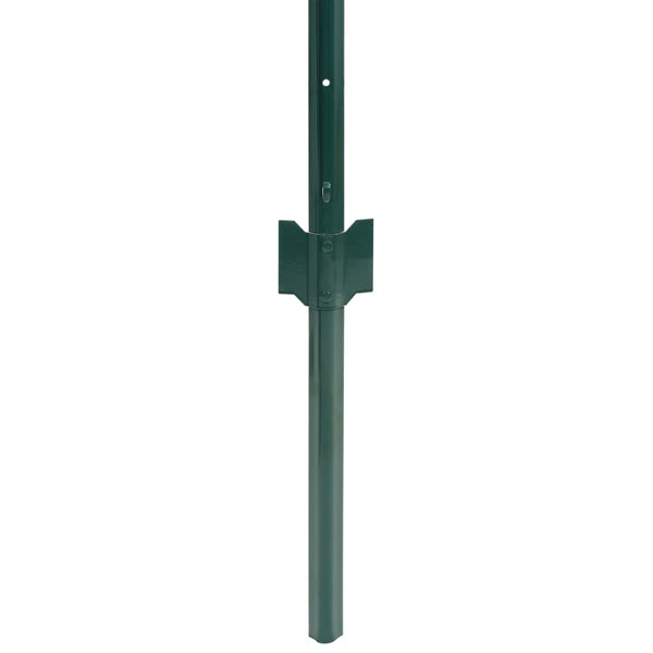 vidaXL Metal Fence Steel 20 x 1 m Green