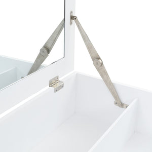 vidaXL Dressing Table with Mirror MDF 60 x 40 x 75 cm
