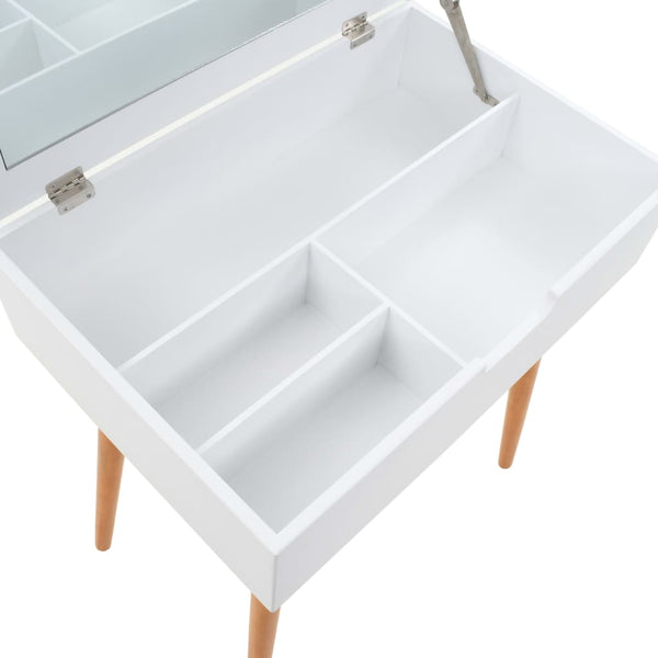 vidaXL Dressing Table with Mirror MDF 60 x 40 x 75 cm