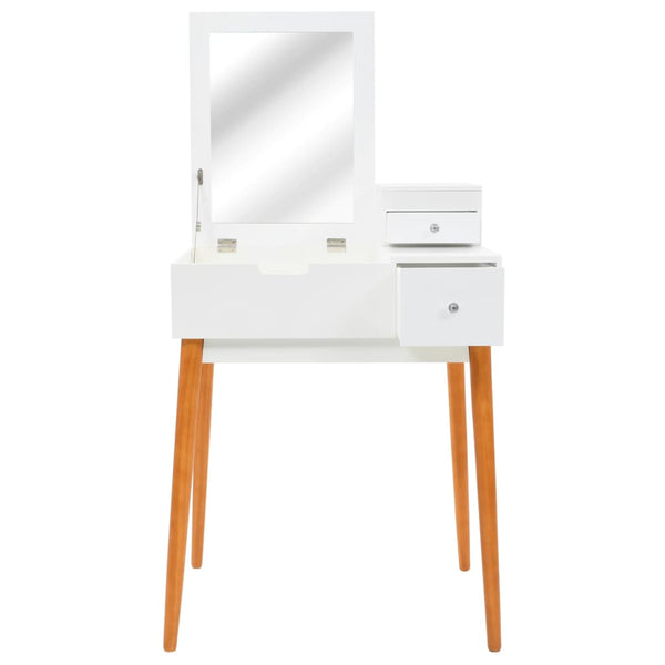 vidaXL Dressing Table with Mirror MDF 60 x 50 x 86 cm