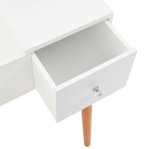 vidaXL Dressing Table with Mirror MDF 60 x 50 x 86 cm