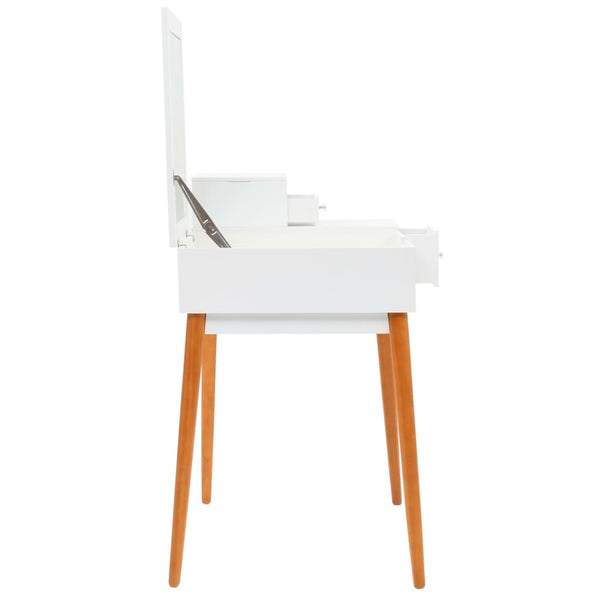 vidaXL Dressing Table with Mirror MDF 60 x 50 x 86 cm