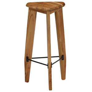 Barhocker 2 Stk. Akazie Massivholz