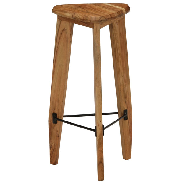 Barhocker 2 Stk. Akazie Massivholz