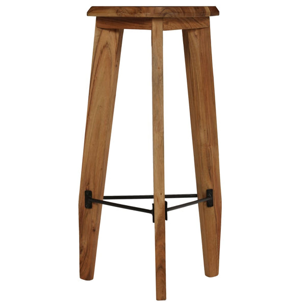 vidaXL Bar Stools 2 pcs Solid Acacia Wood
