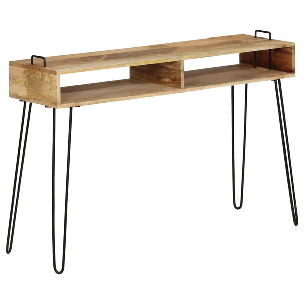 vidaXL Solid Mango Wood Console Table 115 x 35 x 76 cm