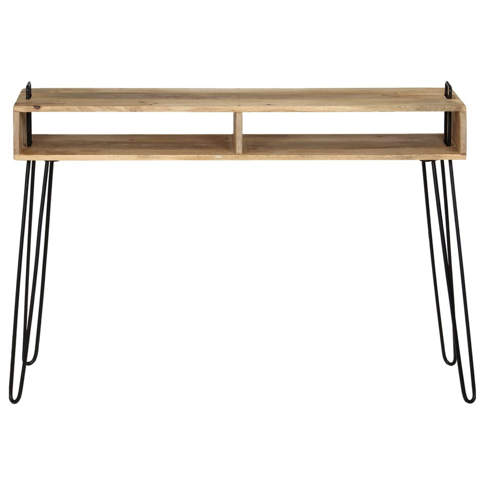 vidaXL Solid Mango Wood Console Table 115 x 35 x 76 cm