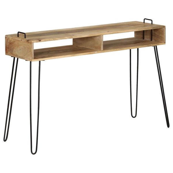 vidaXL Solid Mango Wood Console Table 115 x 35 x 76 cm