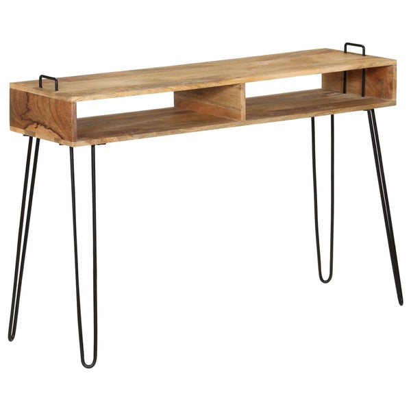 vidaXL Solid Mango Wood Console Table 115 x 35 x 76 cm
