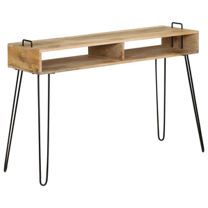 vidaXL Solid Mango Wood Console Table 115 x 35 x 76 cm