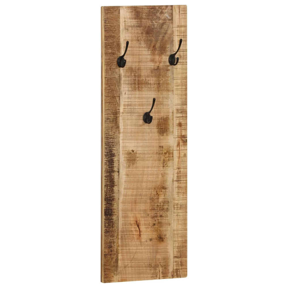 vidaXL Wall Coat Rack 2 pcs. Solid Mango Wood 36x110x3 cm