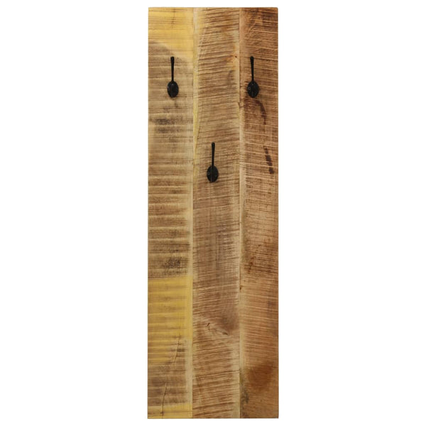 vidaXL Wall Coat Rack 2 pcs. Solid Mango Wood 36x110x3 cm