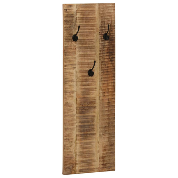 vidaXL Wall Coat Rack 2 pcs. Solid Mango Wood 36x110x3 cm