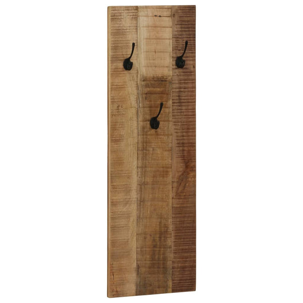 vidaXL Wall Coat Rack 2 pcs. Solid Mango Wood 36x110x3 cm