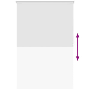 vidaXL Shower Blind 140x240 cm White