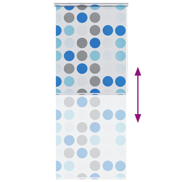 vidaXL Shower Blind 120x240 cm Circle Pattern