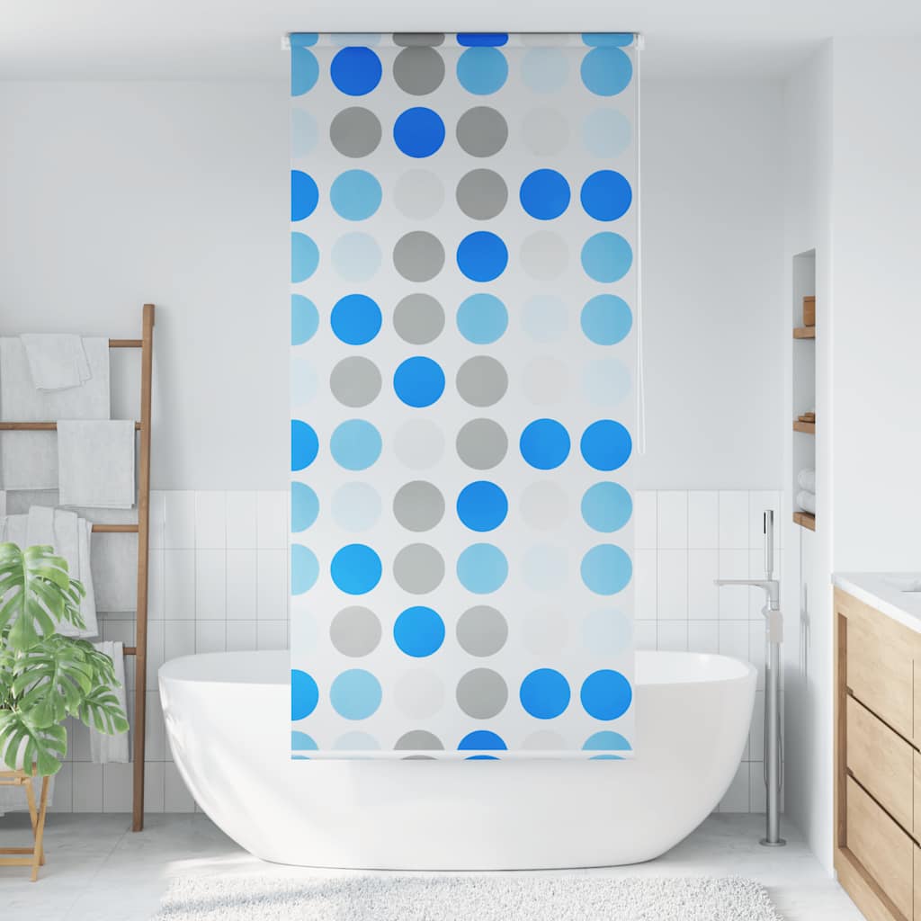 vidaXL Shower Blind 120x240 cm Circle Pattern