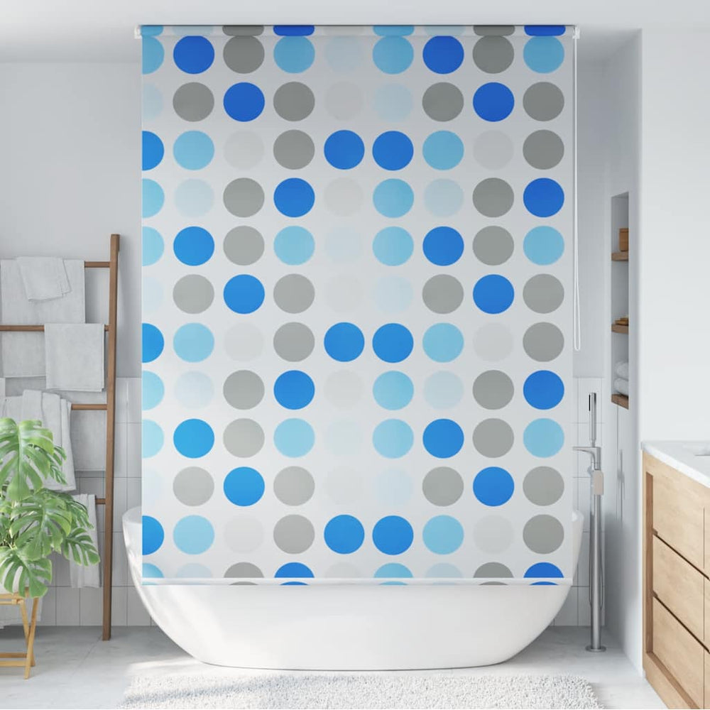 vidaXL Shower Blind 160x240 cm Circle Pattern